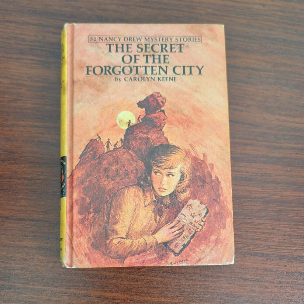 Nancy Drew Mystery Stories Grosset & Dunlap Secret Forgotten City Keene 1975 HC